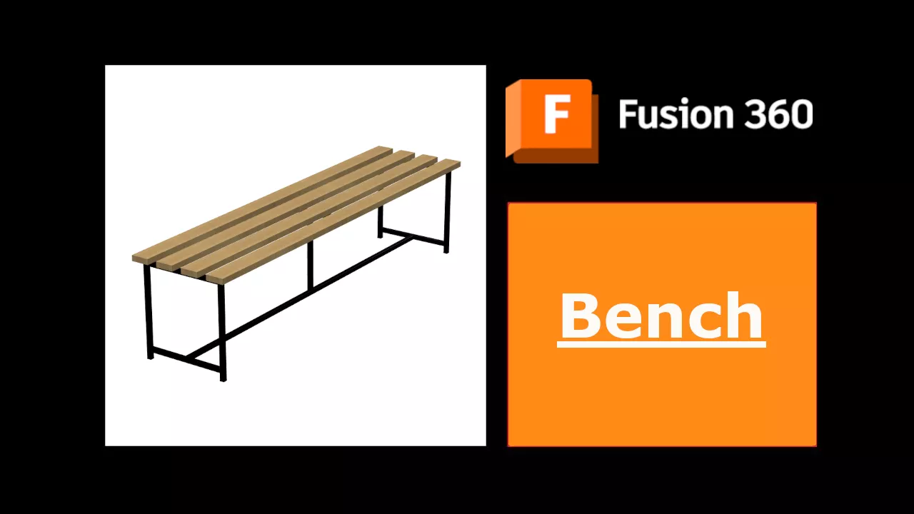 Bench 3D print model