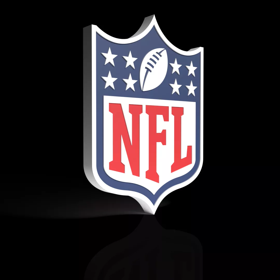 NFL National Football League 3D Model Low-poly 3D model