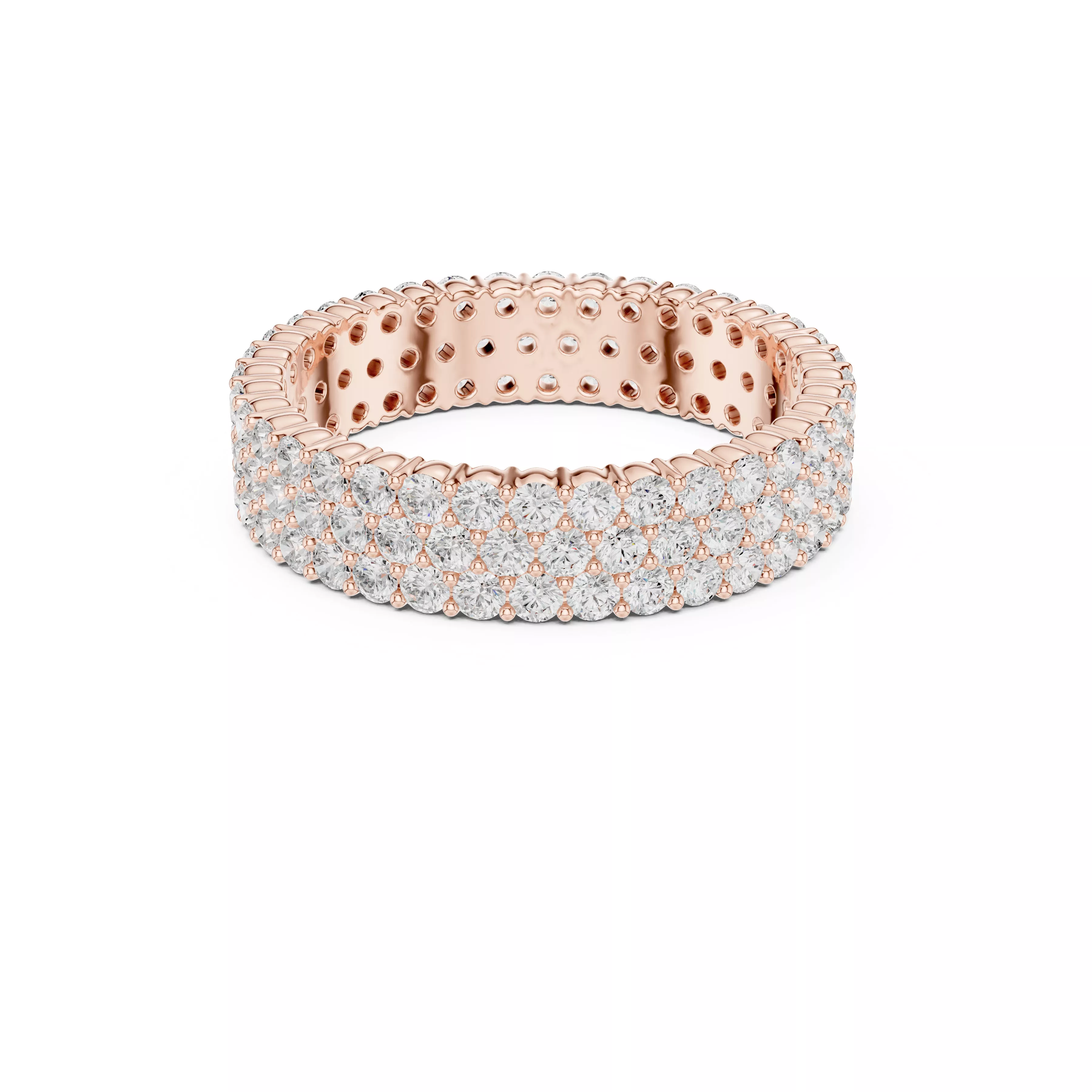 Buy Diamond Ring CAD Design STL 3DM Gold Ring Band R1639 3D print model