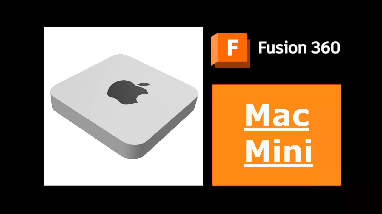 iMac mini 3D print model