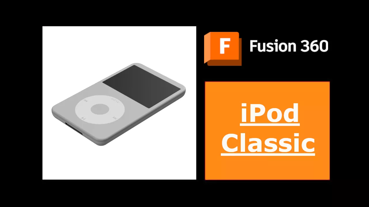 Apple iPod Classic 3D print model