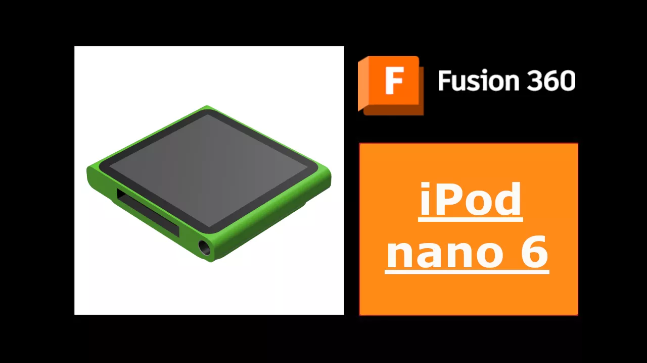 Apple iPod nano 6 3D print model