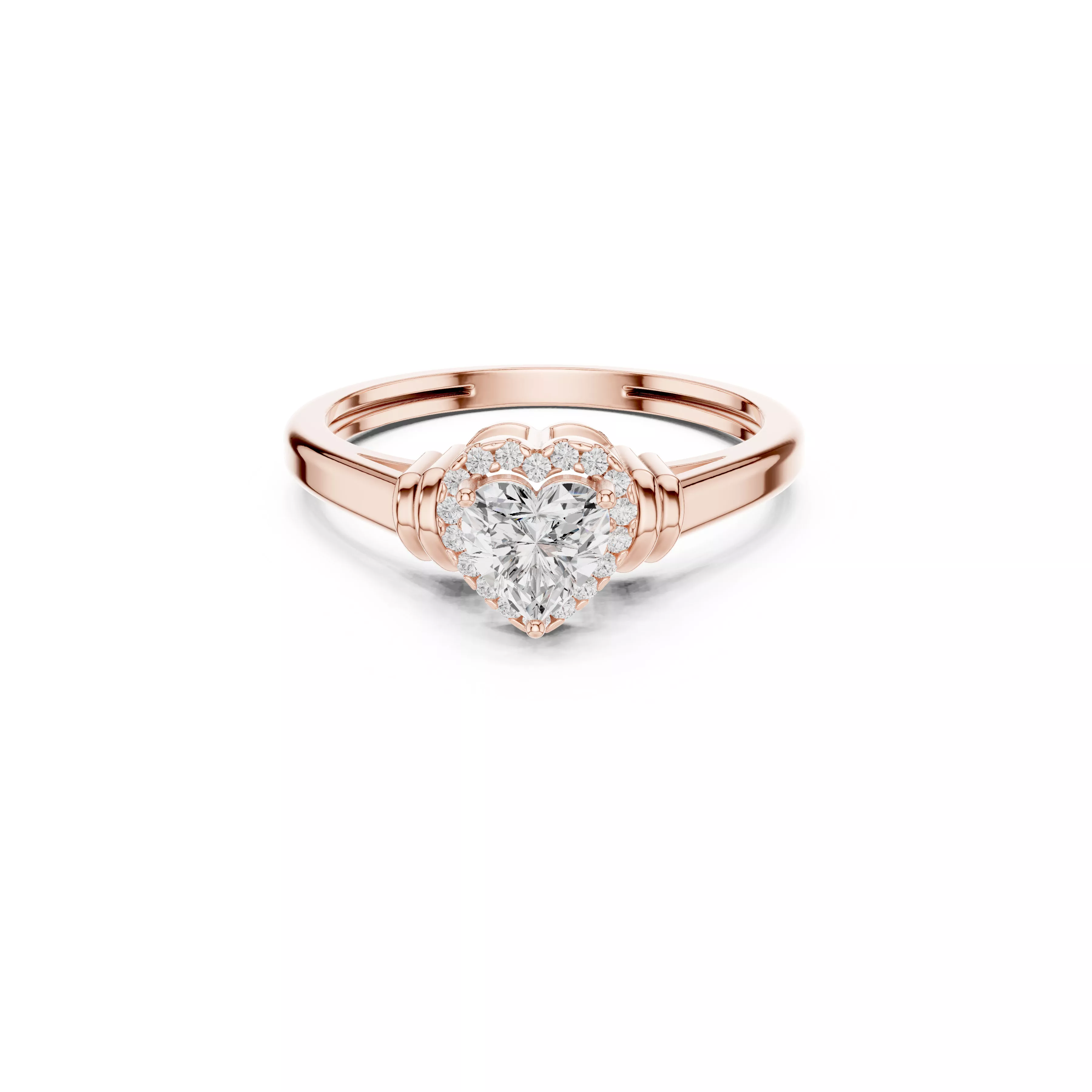 Buy Diamond Ring CAD Design STL 3DM Gold Ring Band R1805 3D print model