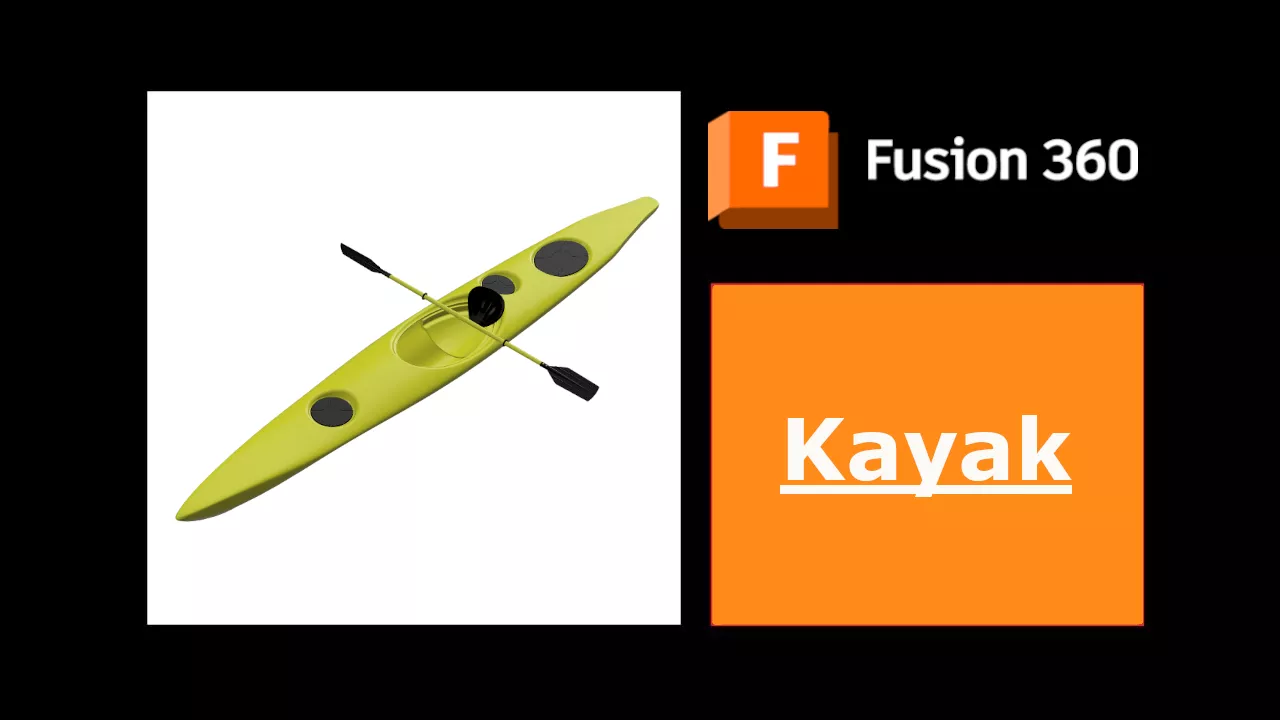 Kayak 3D print model
