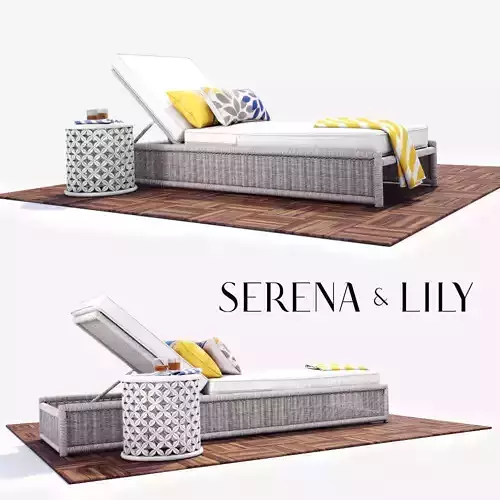  Furn Pacifica chaise 