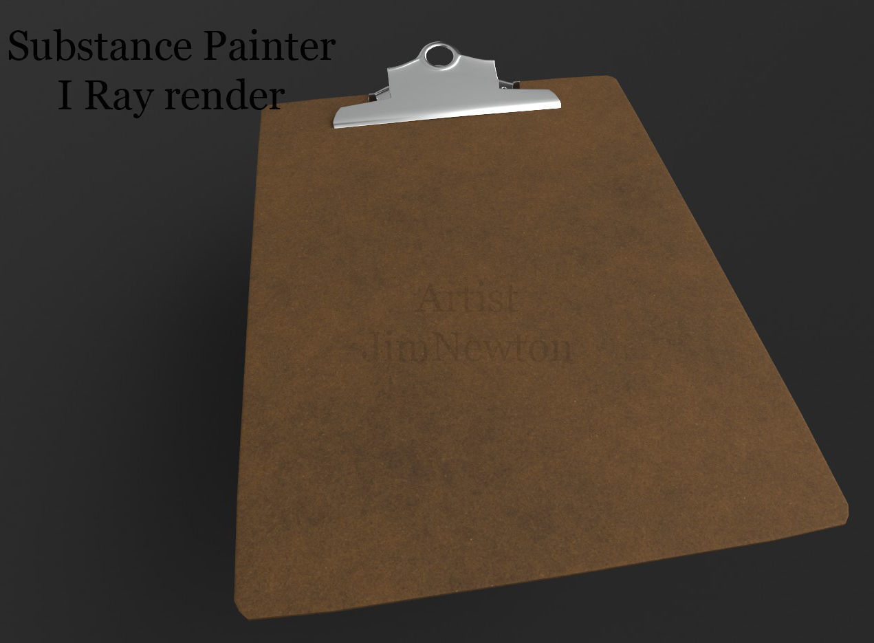 Clipboard v01 3D model_4