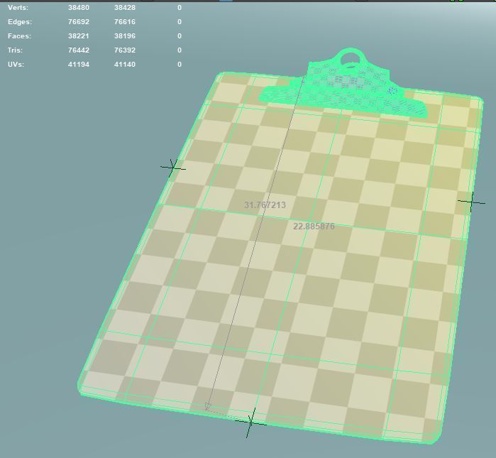 Clipboard v01 3D model_5
