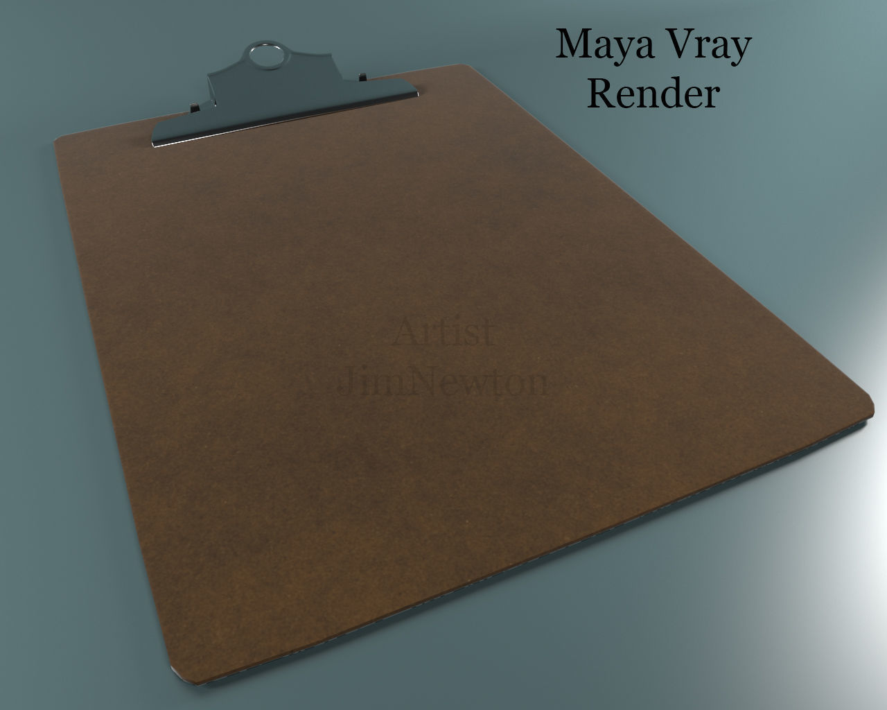 Clipboard v01 3D model_1