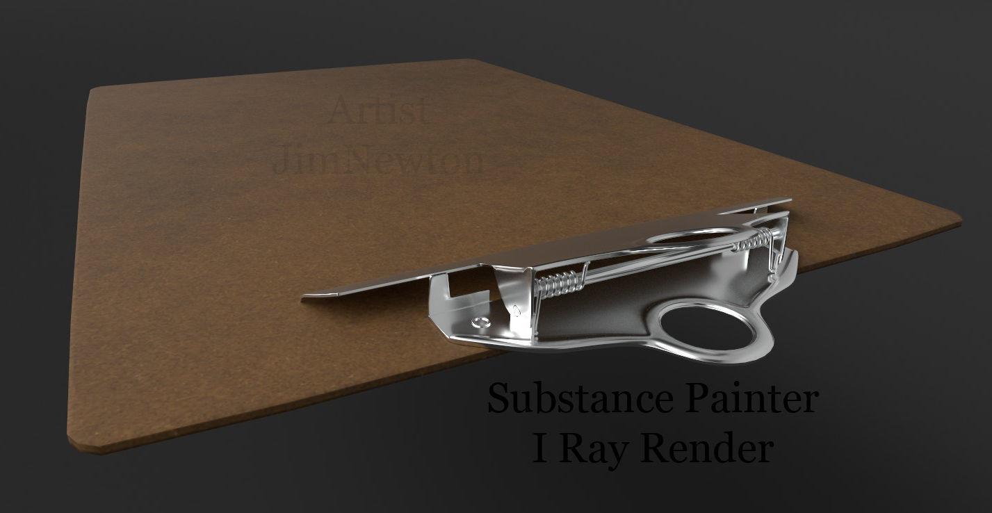 Clipboard v01 3D model_3