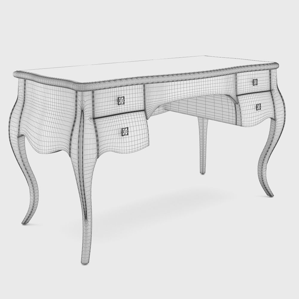 Seven Sedie Desk Butterfly 00ST141 3D model_1