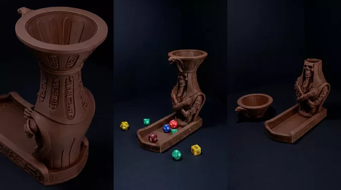 The Undying Pharaoh Dice Tower