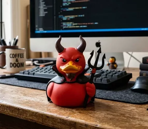 Rubber Duck - Satan model - 3D print
