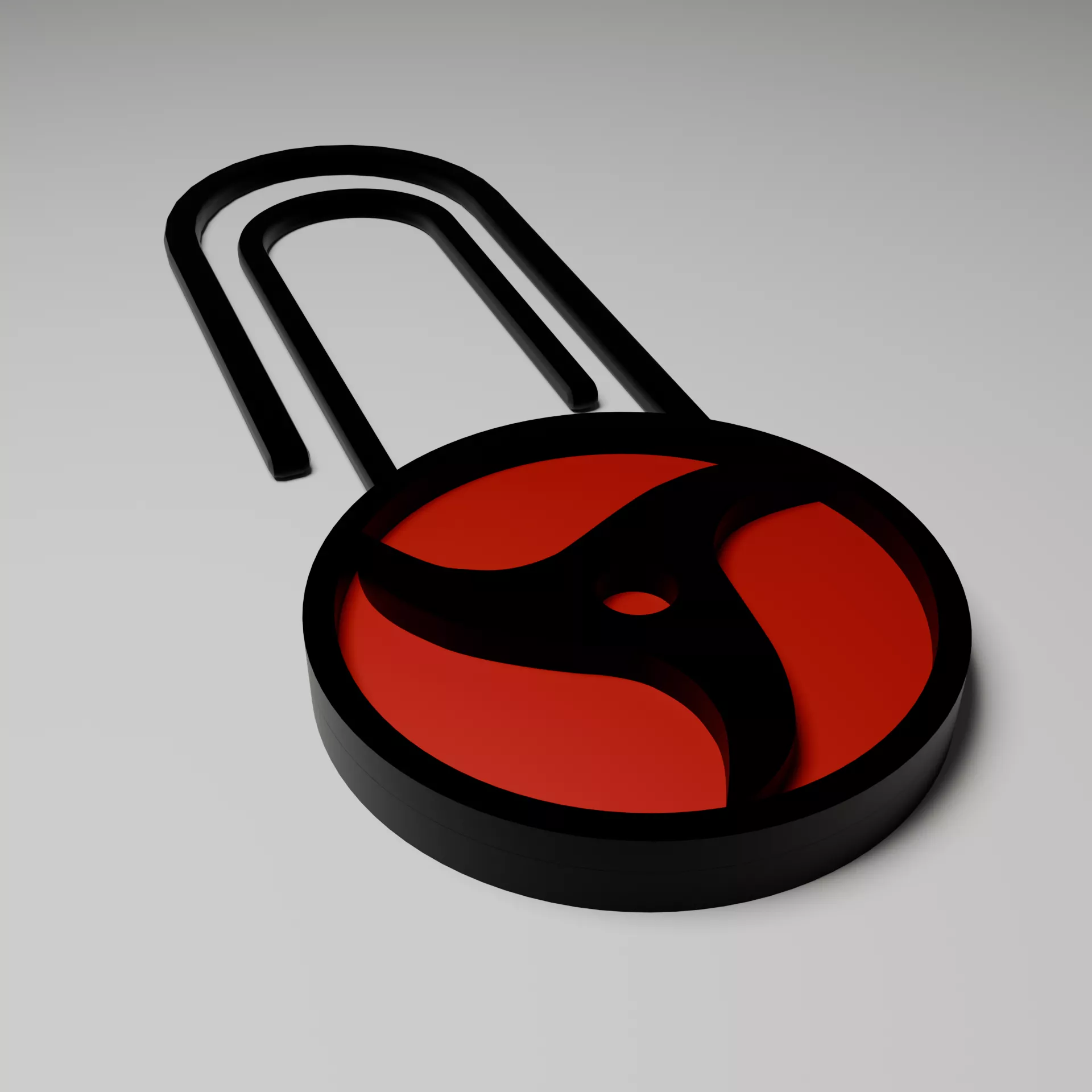 Itachi Sharingan Paperclip Naruto Anime 3D print model