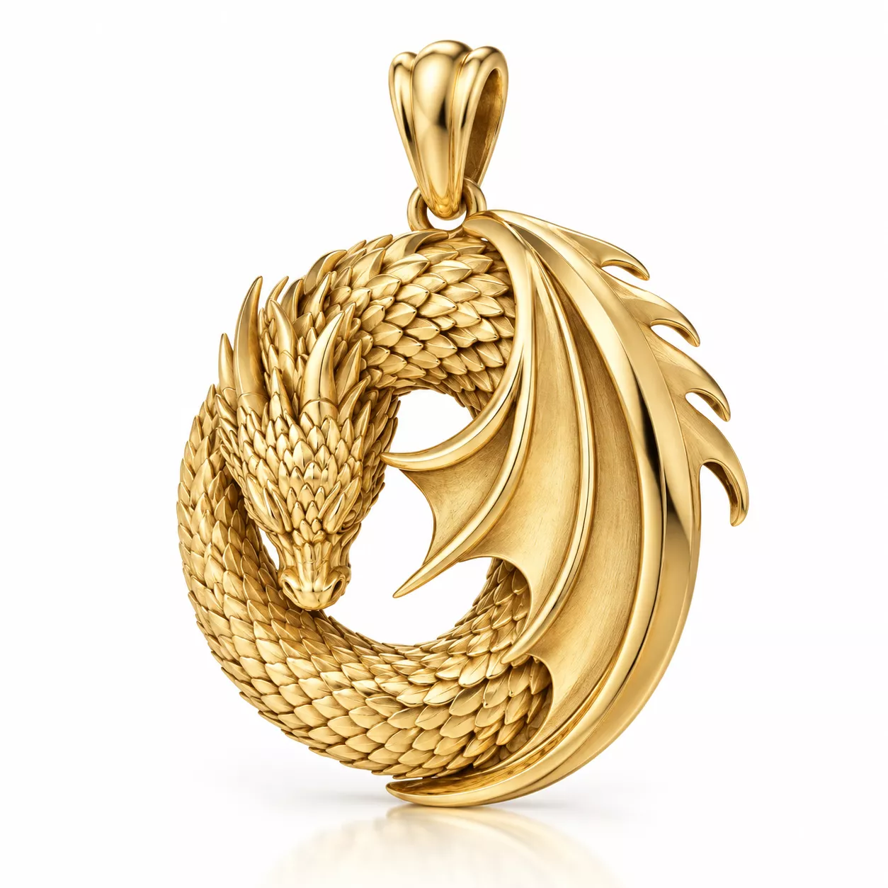 Dragon pendant 3D print model