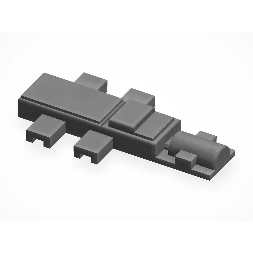 3MM TT Gauge Dummy Point Motors - 10 Pack for Model Railways 3D print model