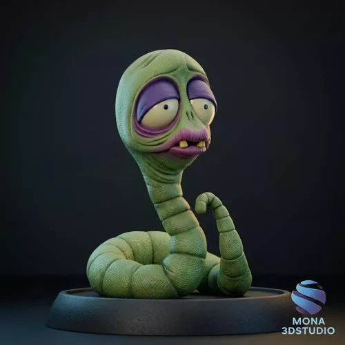 Maggot the Worm - Corpse Bride - 3D Printable 