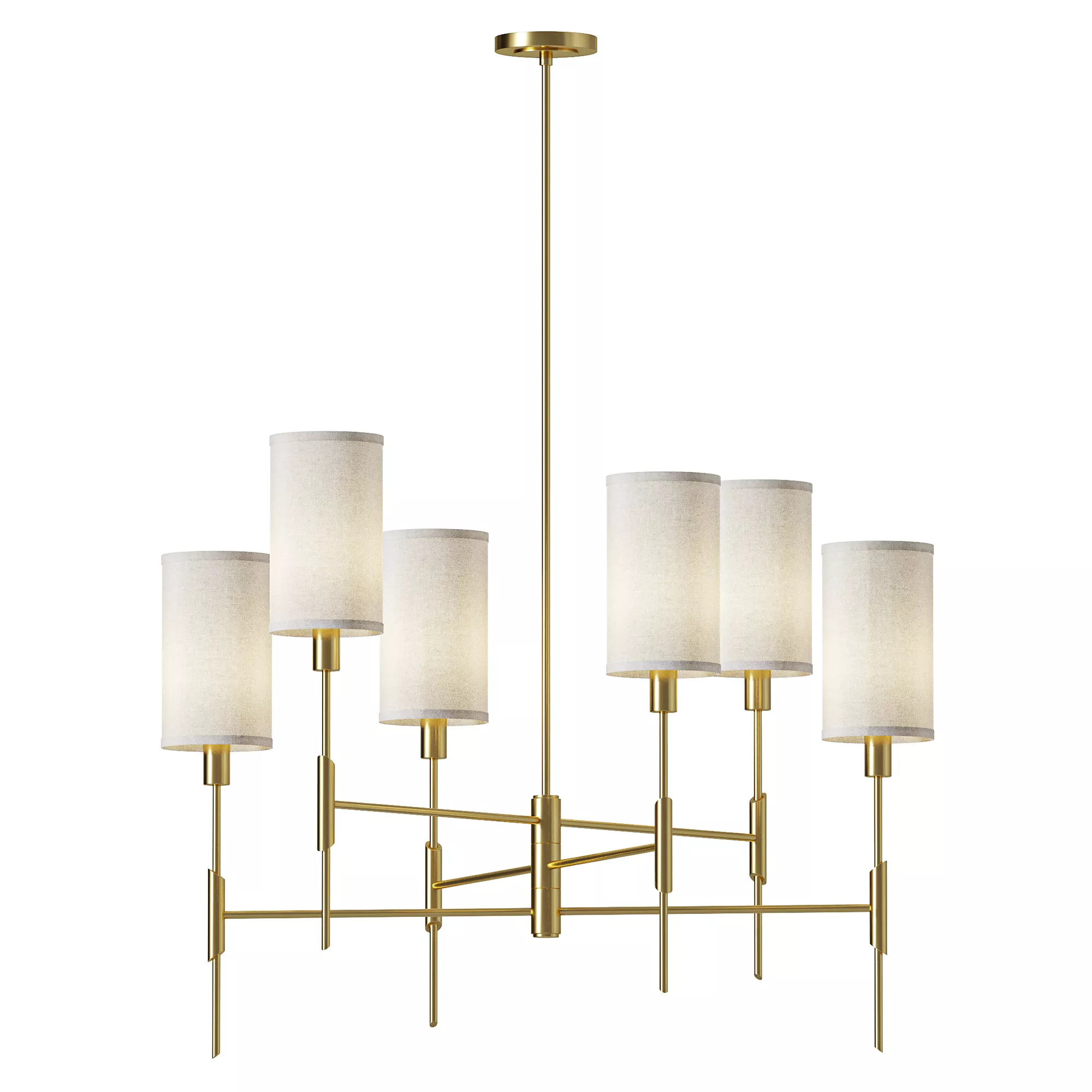 Chandelier Dantone Home Linear 3D model
