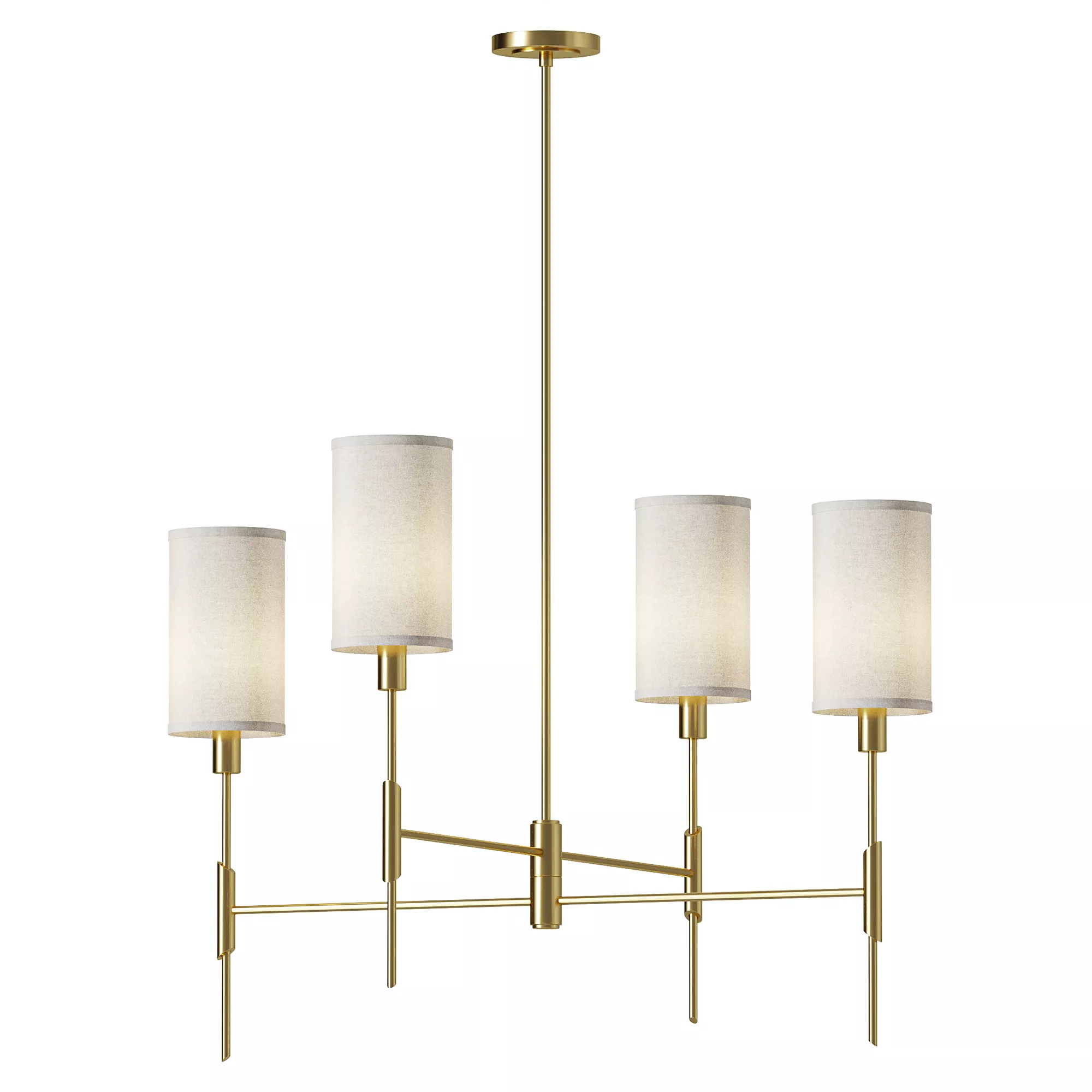 Chandelier Dantone Home Linear small 3D model