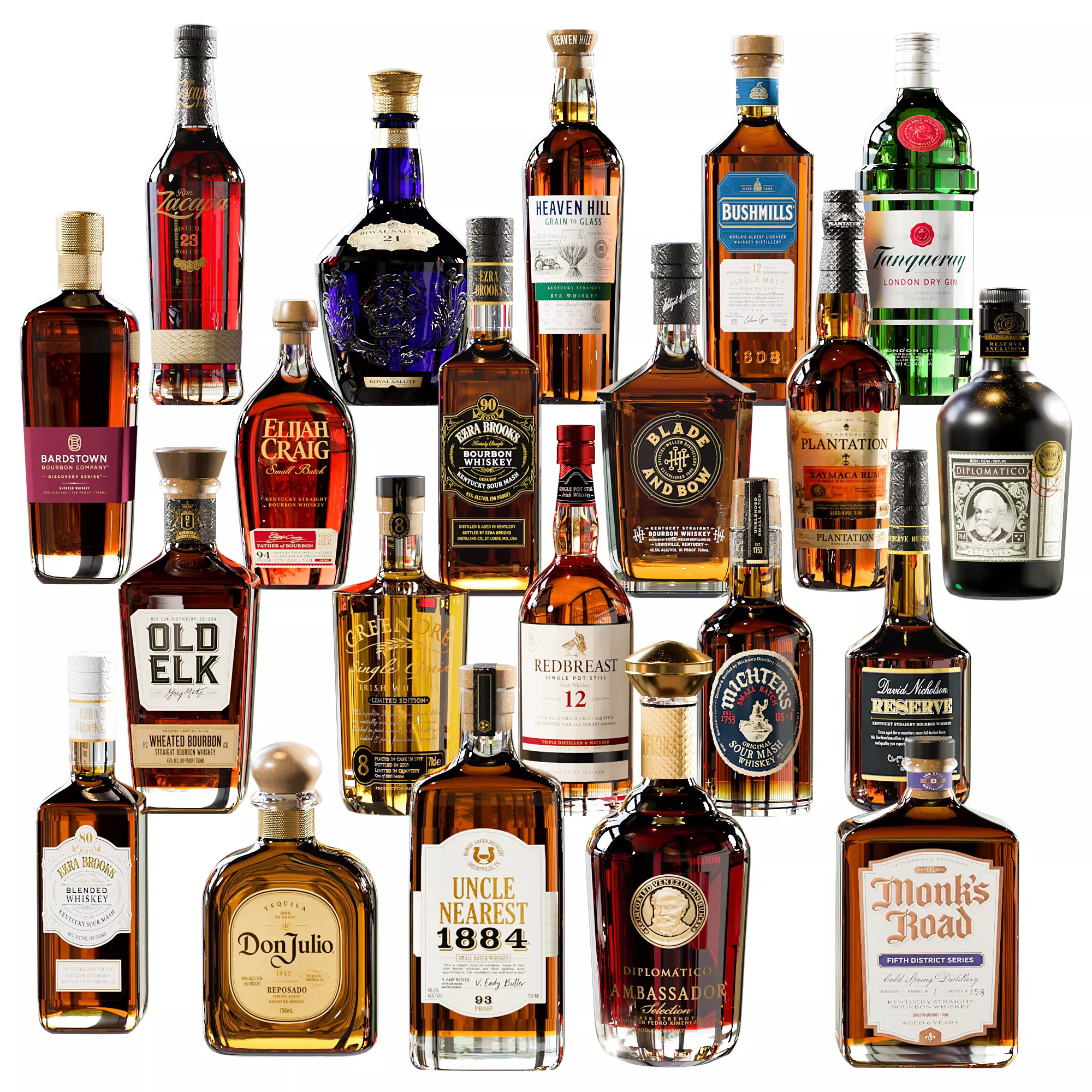 DRINK SCOTCH WHISKEY BOTTLE COLLECTION NO11 A 3D model