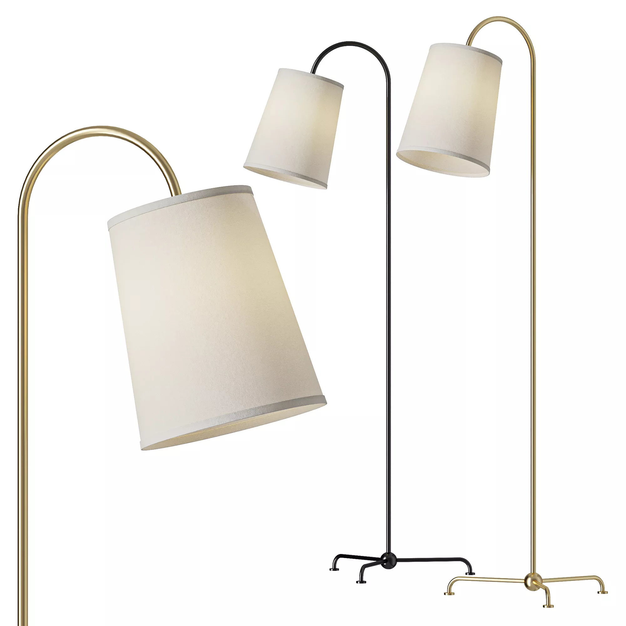 Dantone Home Monterey Floor Lamp 3D model