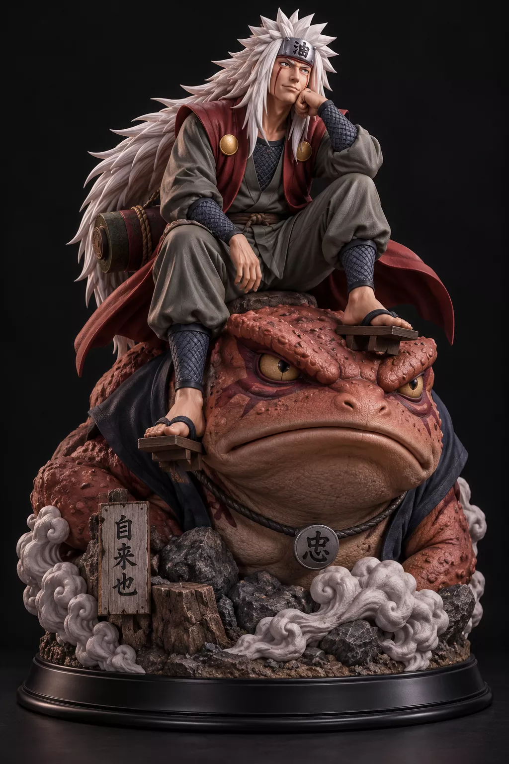 Jiraiya Legendary Sannin Highly Detailed 3D Printable STL 3D print model