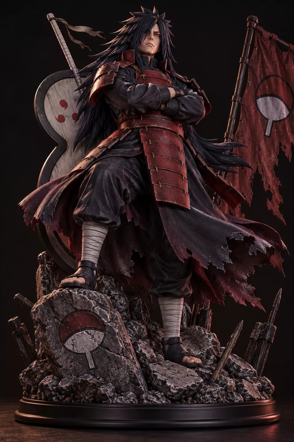 Uchiha Madara Legendary Shinobi Highly Detailed 3D Printable STL 3D print model