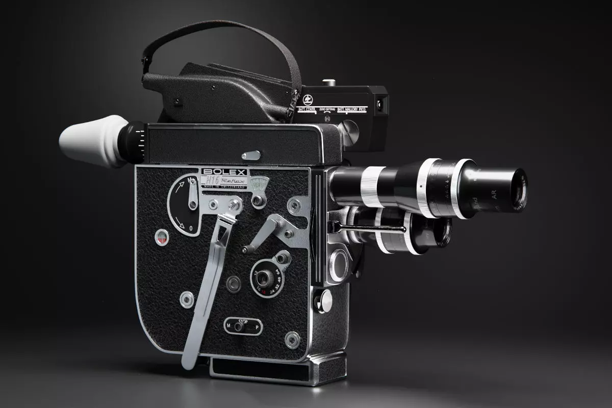 Bolex H16 vintage camera 3D model_0