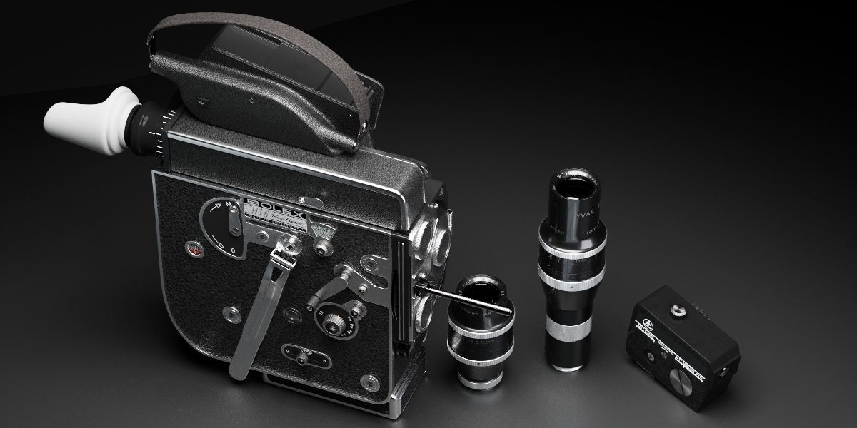 Bolex H16 vintage camera 3D model_3