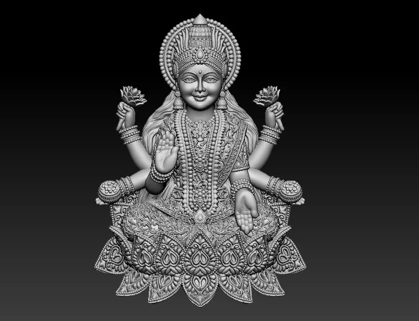 laxmi 3d printed model 3D print model