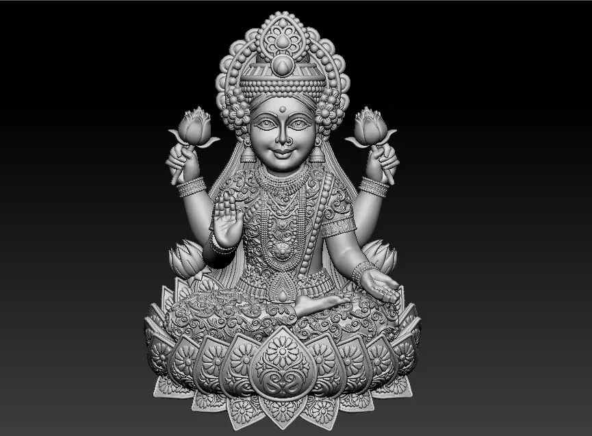 laxmi 3d unique model 3D print model