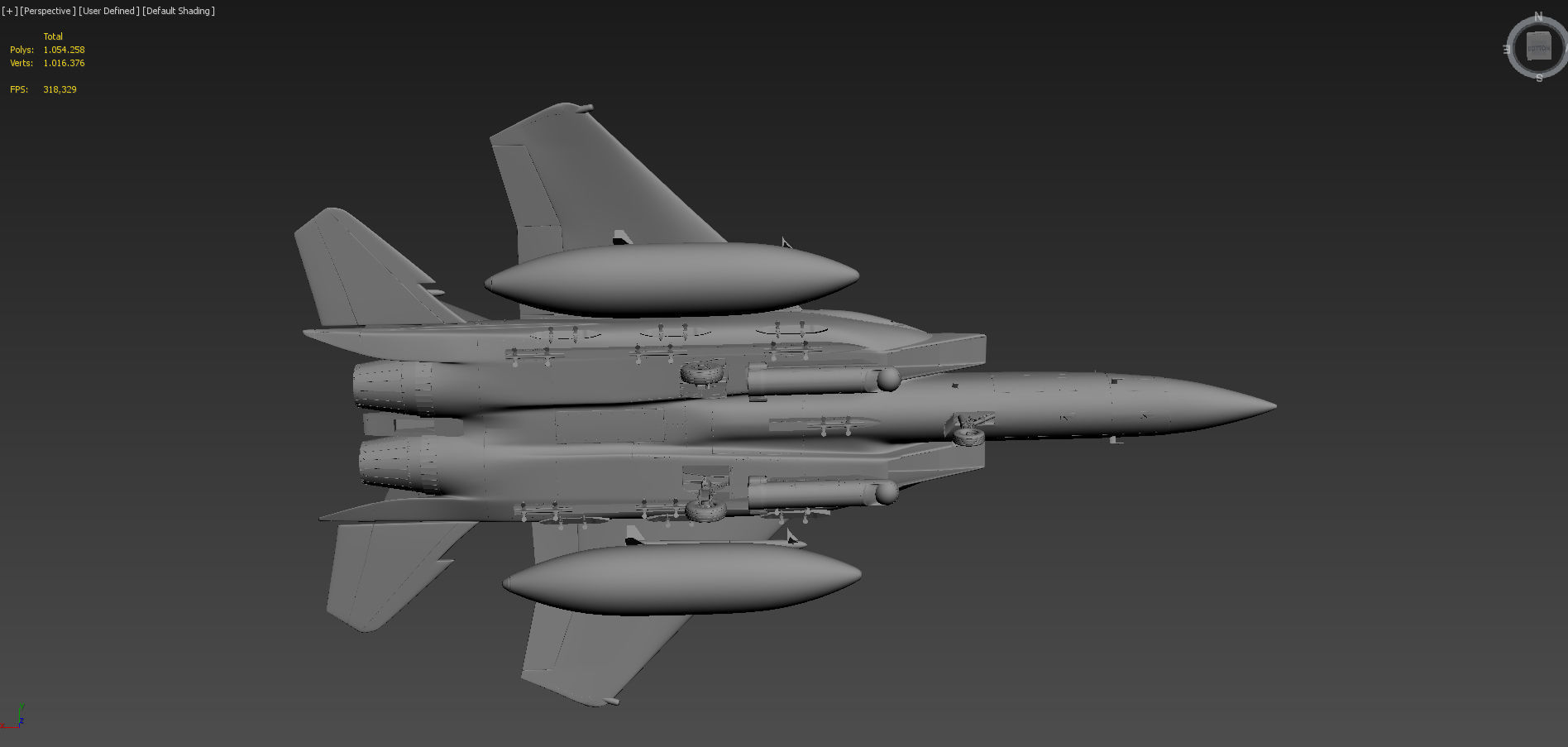 McDonnell Douglas F-15E Strike Eagle 3D model_5