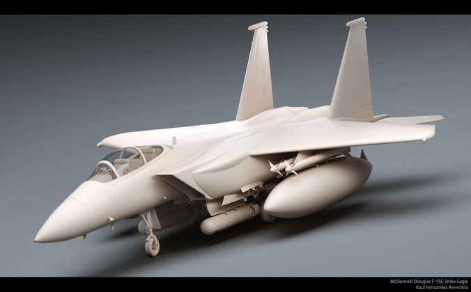 McDonnell Douglas F-15E Strike Eagle 3D model