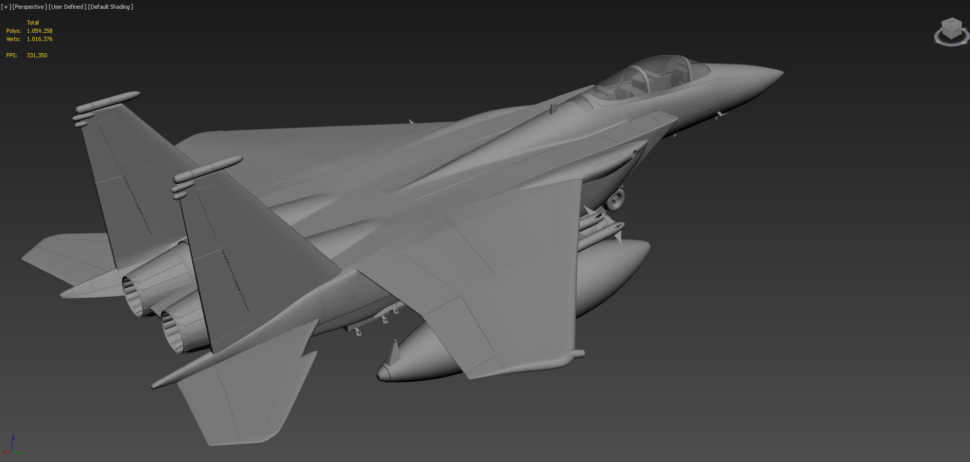 McDonnell Douglas F-15E Strike Eagle 3D model_4