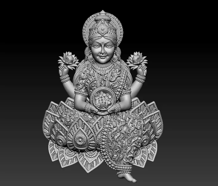 laxmi 3d unique model 3D print model