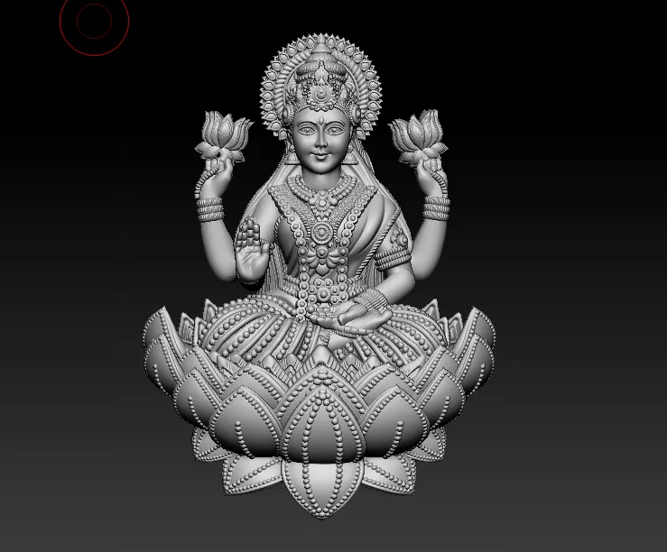 laxmi 3d unique model 3D print model