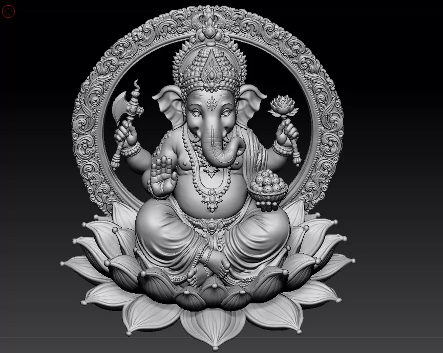 ganesh 3d unique model 3D print model
