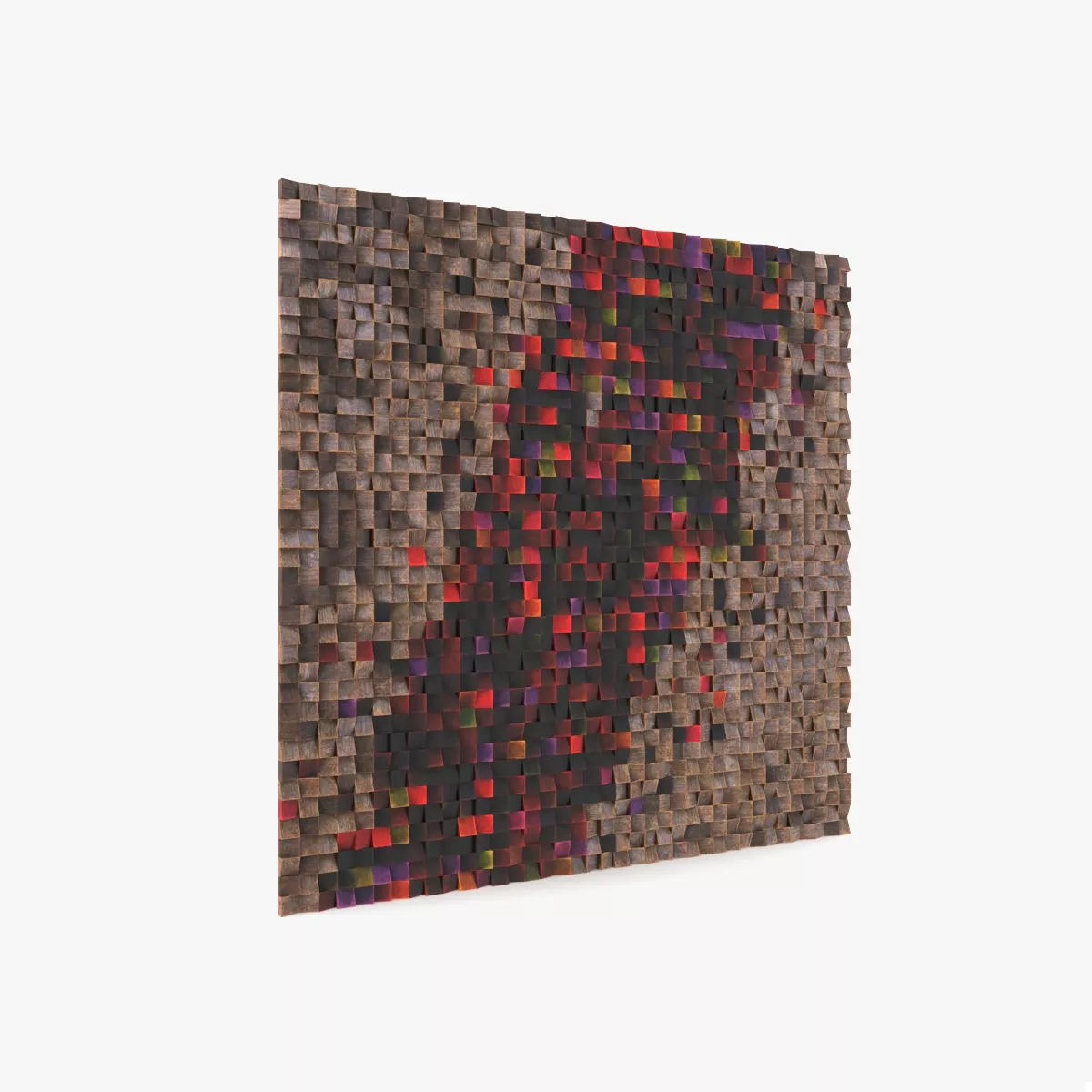 Wood Panel Low-poly 3D model