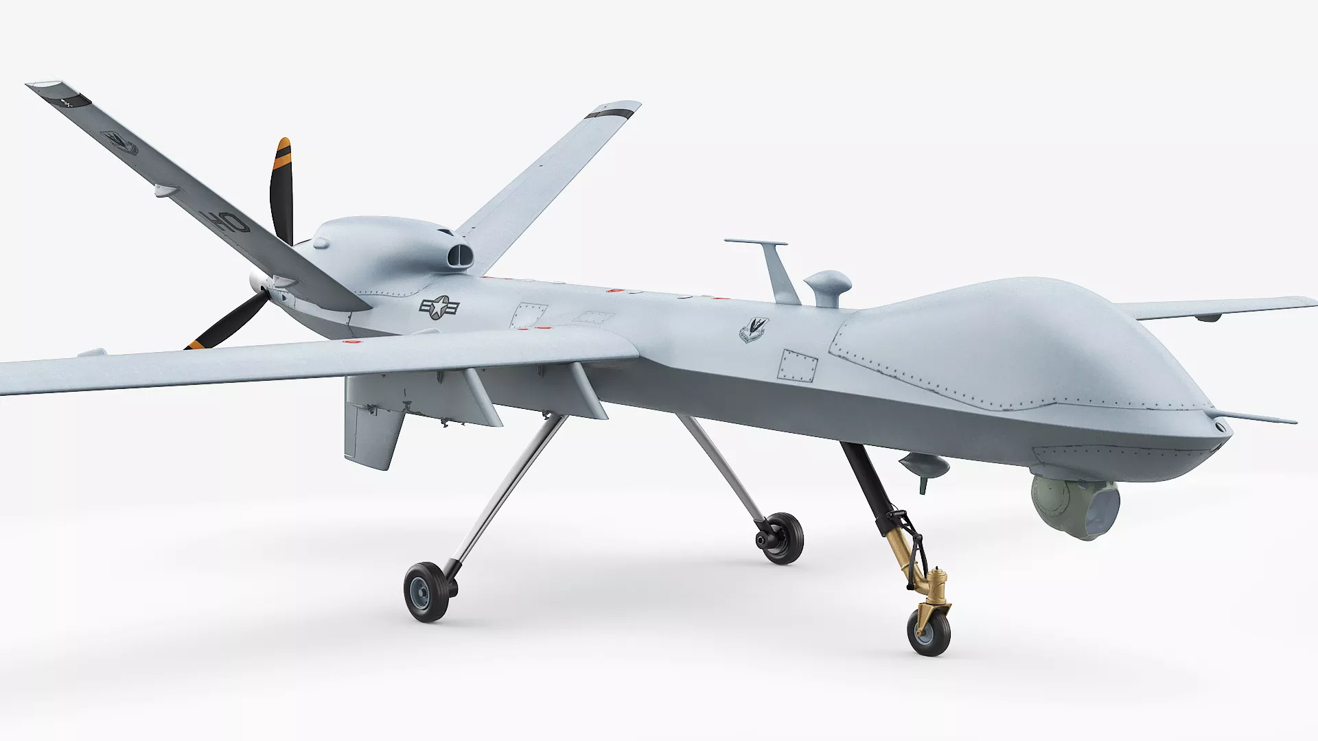 General Atomics Reaper MQ-9 UAV Rigged 3D model