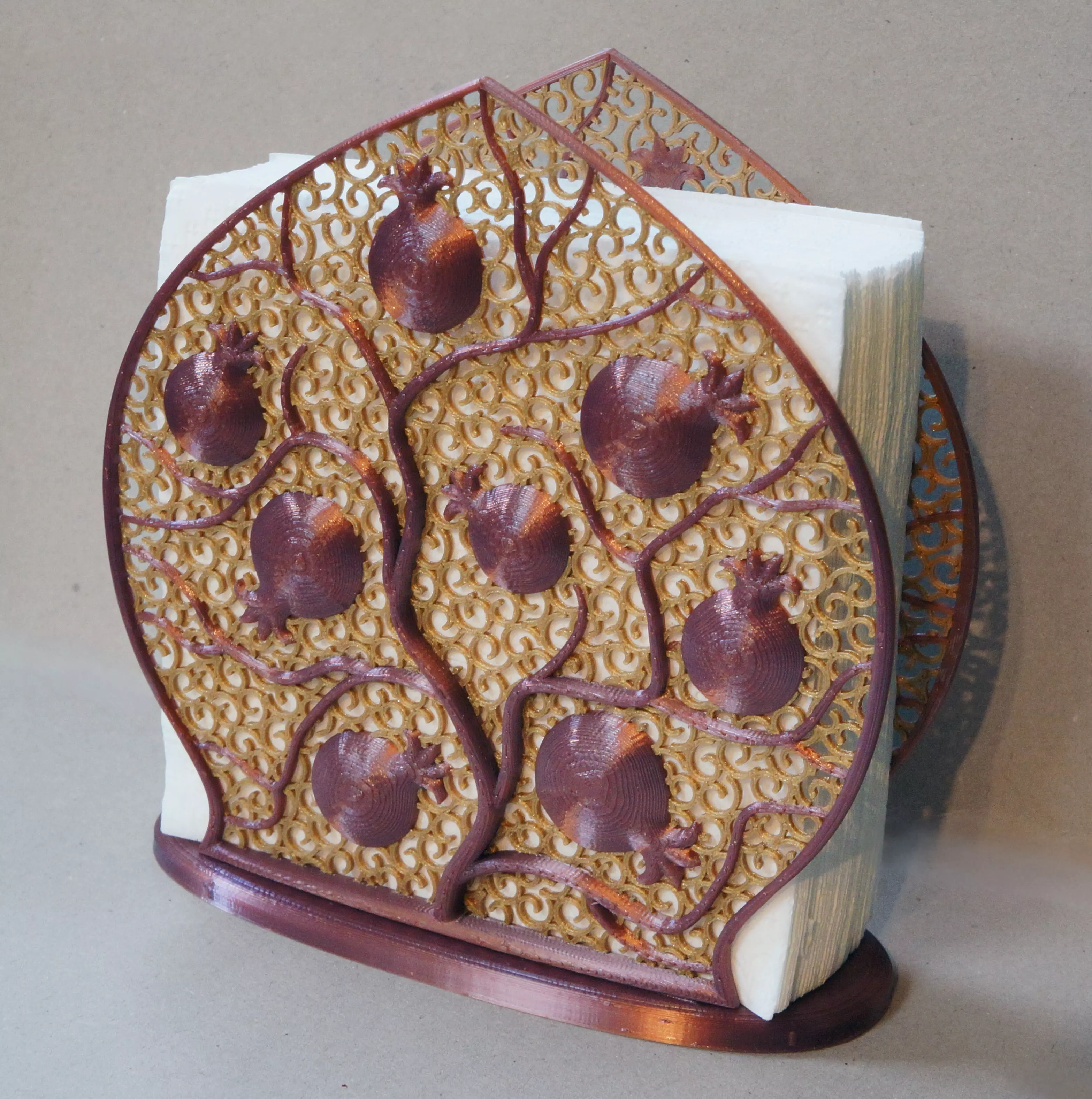 Napkin Holder - Garnet 3D print model_0