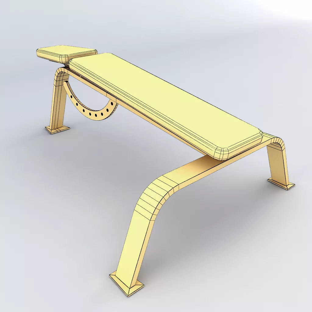 Press Bench 3D model
