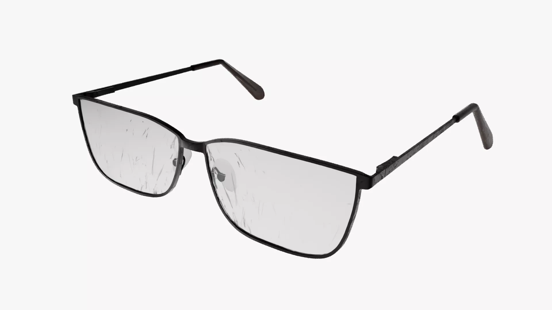 Old Glasses Low-poly 3D model