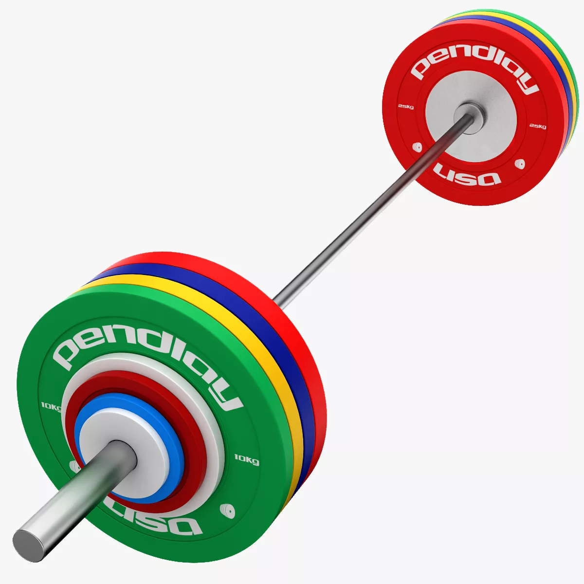 Weight Lifting Barbell 3D model