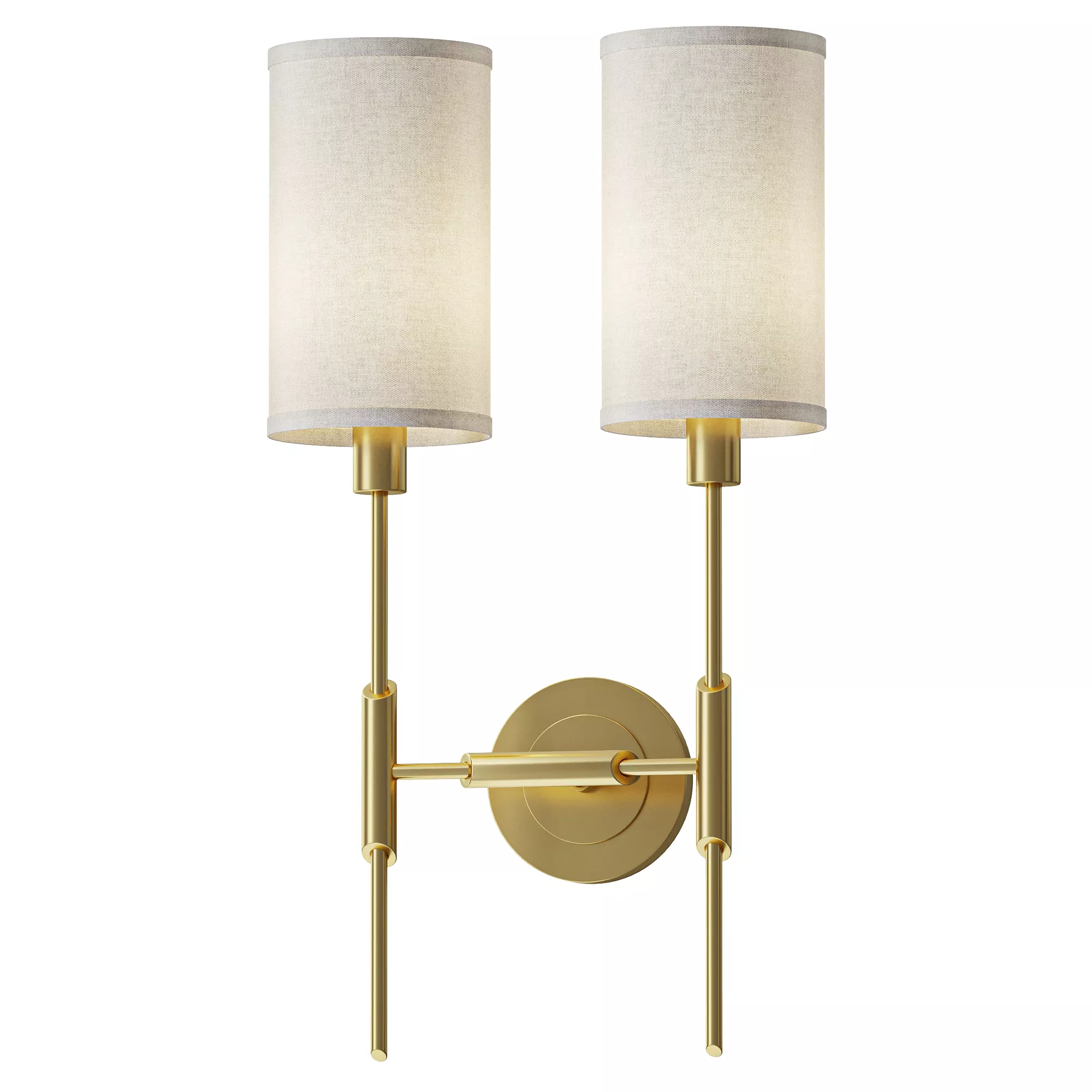 Wall sconce double Dantone Home Linear 3D model