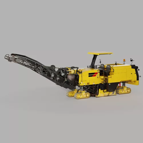 Road Milling Machine - Realistic Construction Model