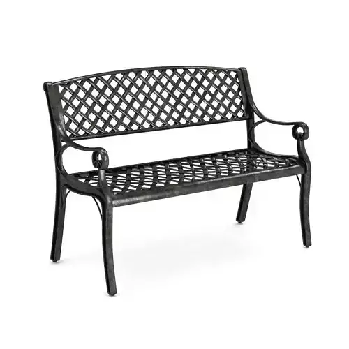 Cozumel Copper Cast Aluminum Bench by Christopher Knight Home 3D model