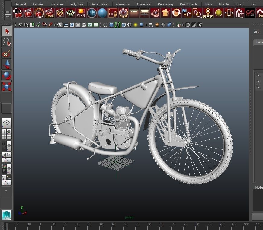 Speedway Bike 3D model_7