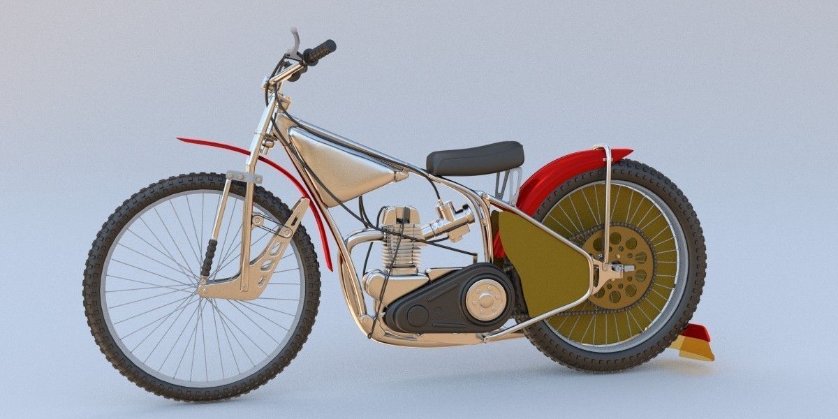 Speedway Bike 3D model_2