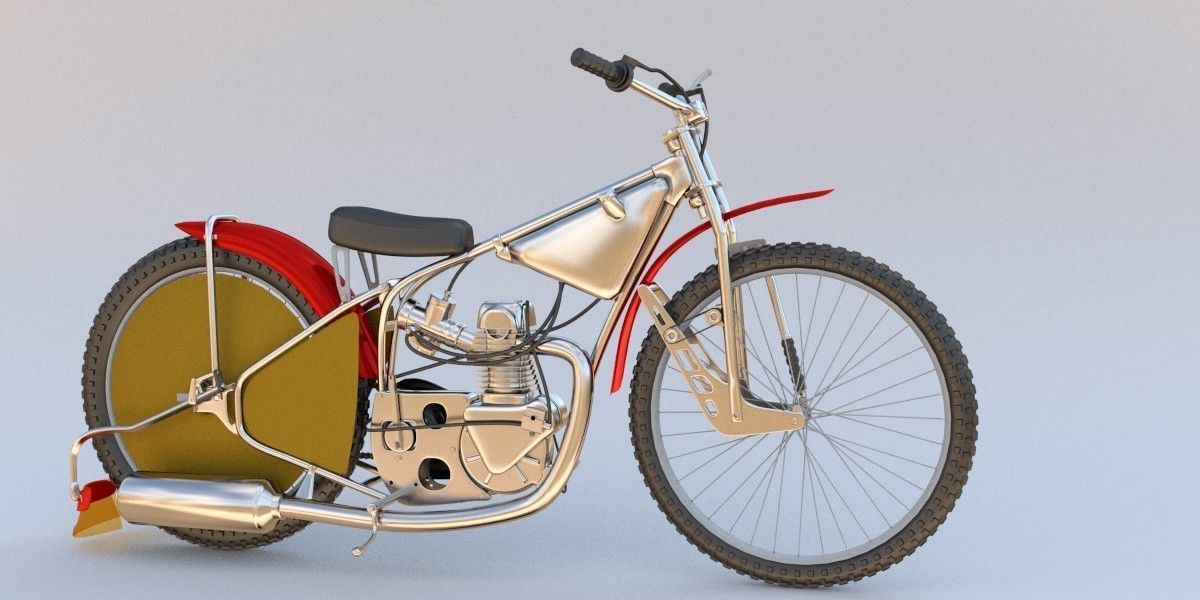 Speedway Bike 3D model_3