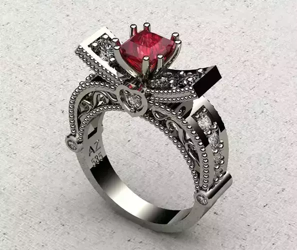 Ring superstar 3D print model