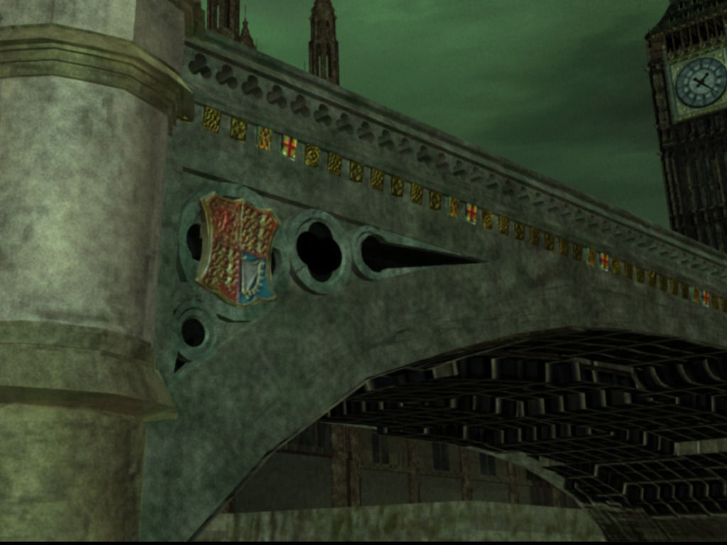 Big Ben Westminster Bridge gritty-style textures 3D model_3